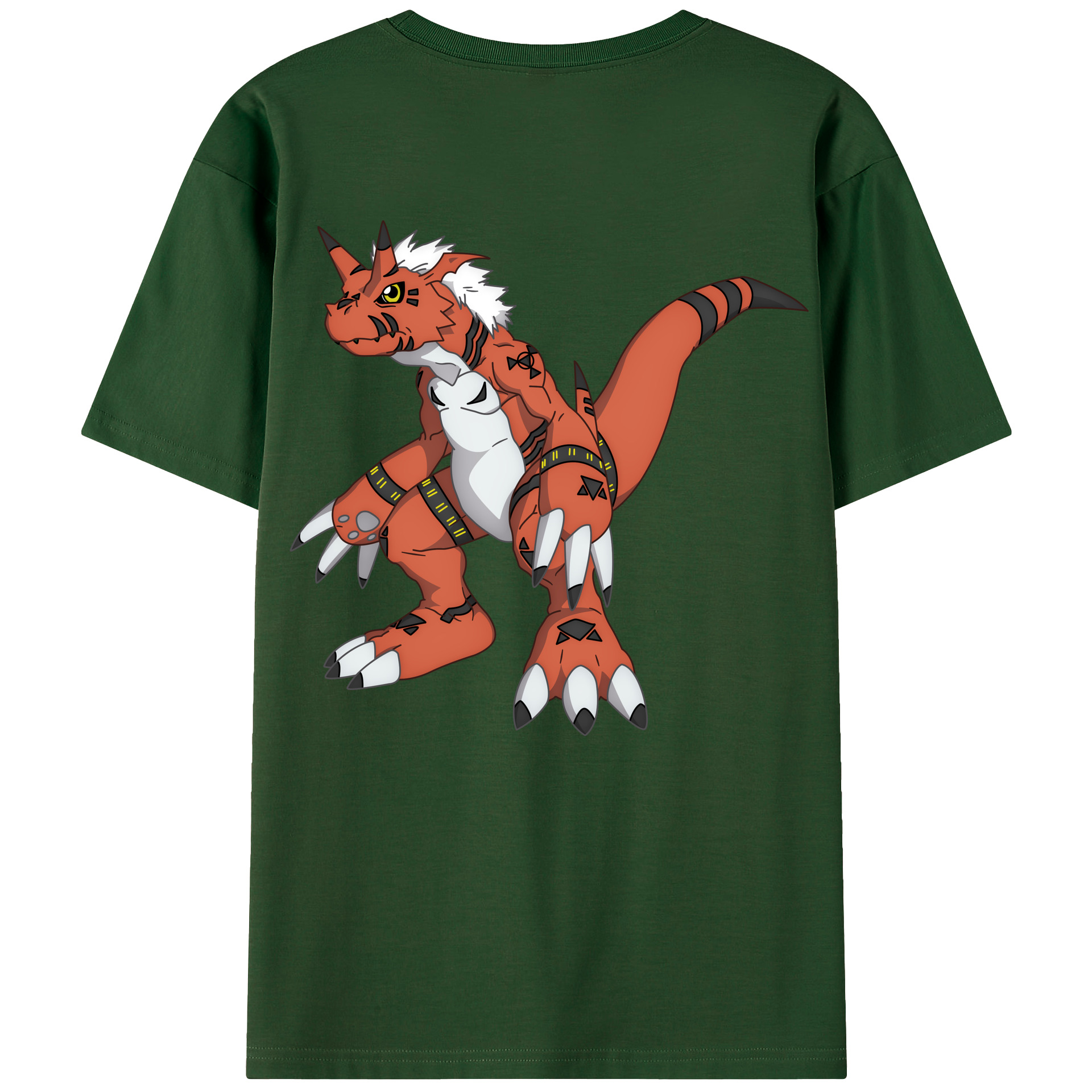 （画像用） Digimon デジタルモンスター/デジモン 綿100％半袖Tシャツ（背面プリント）